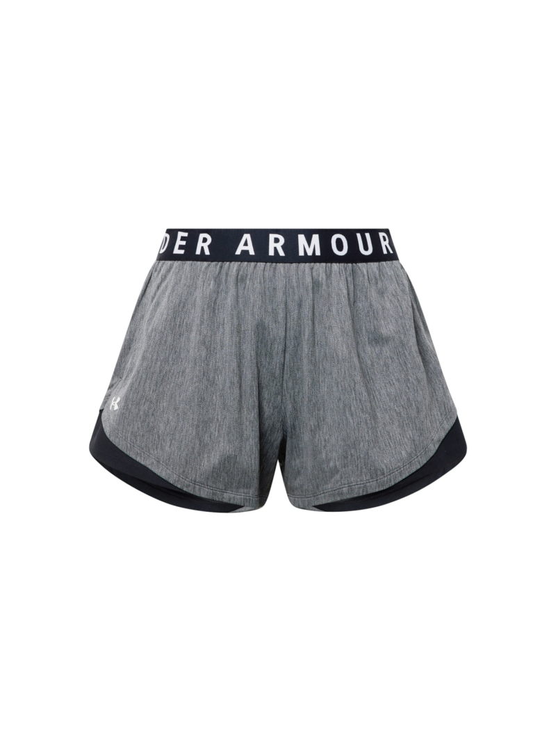 UNDER ARMOUR Pantaloni sport 'Play Up'  gri amestecat / negru / alb