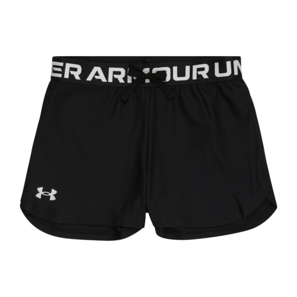 UNDER ARMOUR Pantaloni sport 'Play Up'  negru / alb