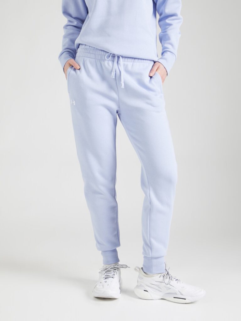 UNDER ARMOUR Pantaloni sport 'Rival'  albastru deschis / alb