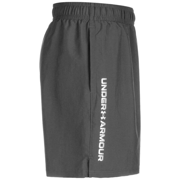 UNDER ARMOUR Pantaloni sport  gri / alb preţ