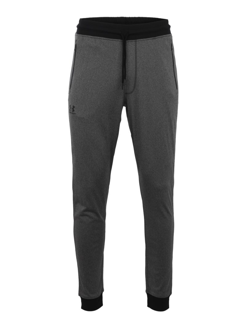 UNDER ARMOUR Pantaloni sport  gri închis / negru