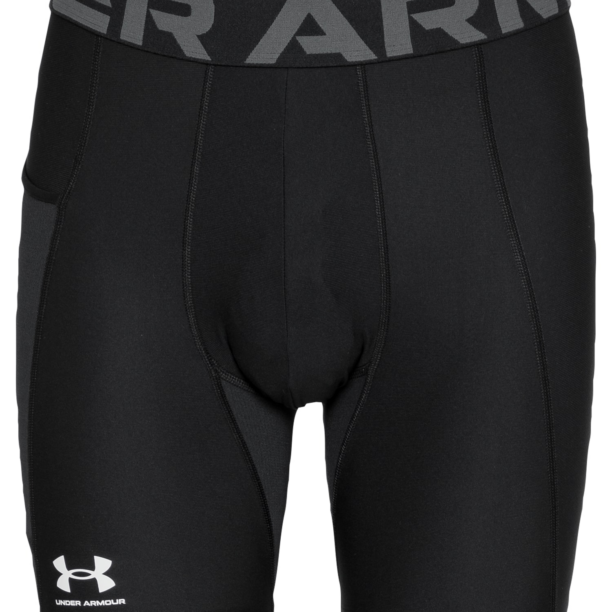 UNDER ARMOUR Pantaloni sport  gri / negru / alb