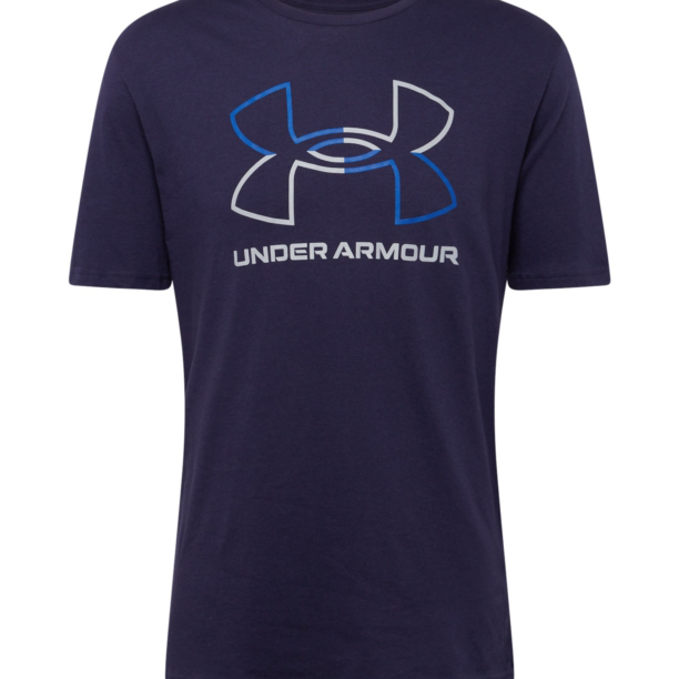 UNDER ARMOUR Tricou funcțional 'Foundation'  albastru / bleumarin / alb