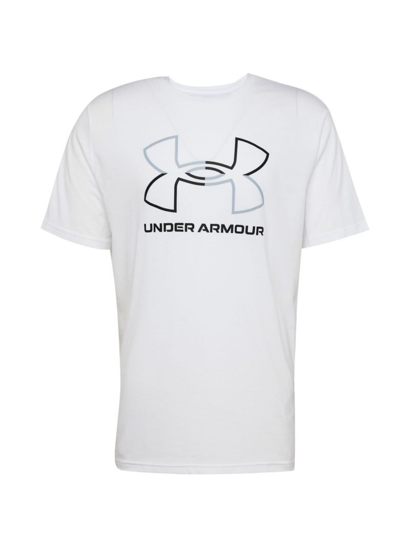 UNDER ARMOUR Tricou funcțional 'Foundation'  gri / negru / alb