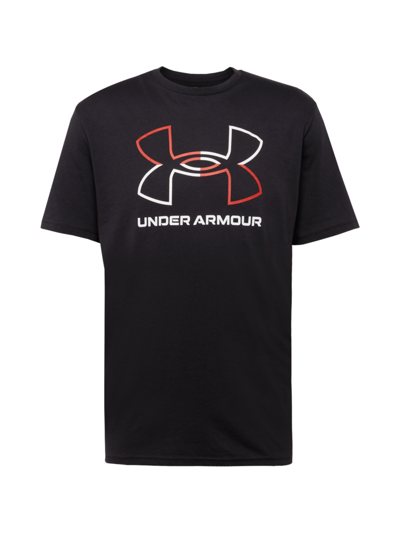 UNDER ARMOUR Tricou funcțional 'Foundation'  roșu / negru / alb