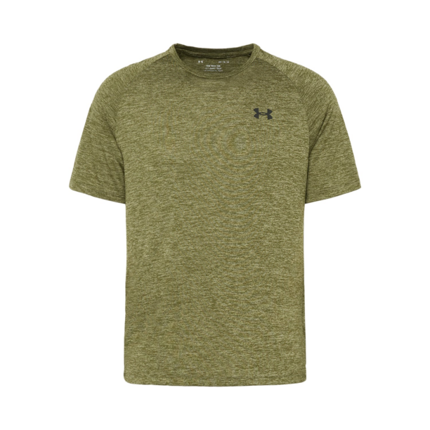 UNDER ARMOUR Tricou funcțional 'Tech 2.0'  verde amestecat / negru