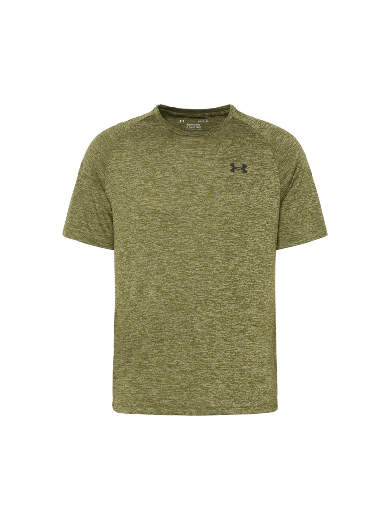 UNDER ARMOUR Tricou funcțional 'Tech 2.0'  verde amestecat / negru