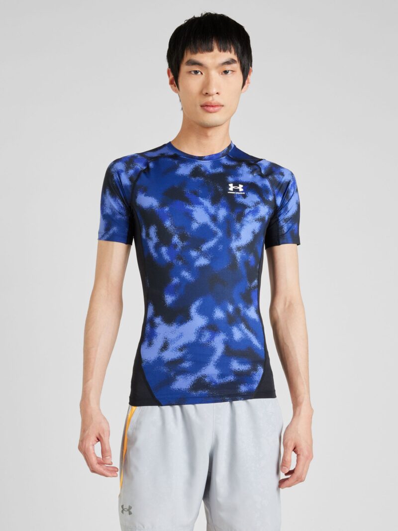 UNDER ARMOUR Tricou funcțional  albastru / bleumarin / negru / alb