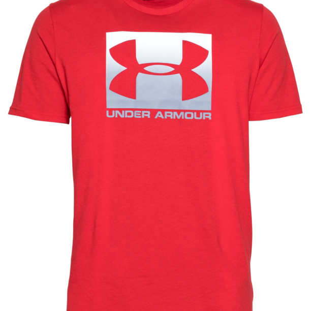 UNDER ARMOUR Tricou funcțional  gri deschis / roșu / alb