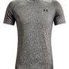 UNDER ARMOUR Tricou funcțional  gri închis / gri amestecat / alb