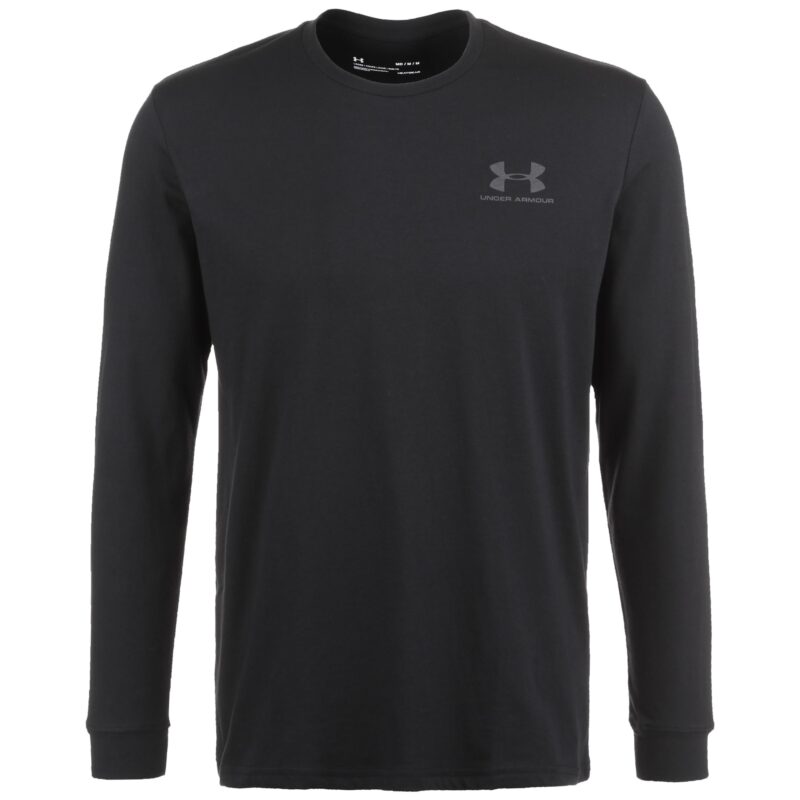 UNDER ARMOUR Tricou funcțional  gri închis / negru