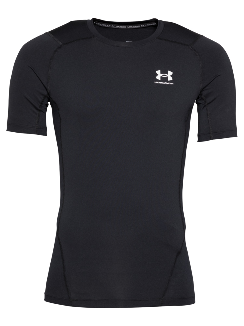 UNDER ARMOUR Tricou funcțional  negru / alb