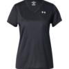 UNDER ARMOUR Tricou funcțional  negru / alb