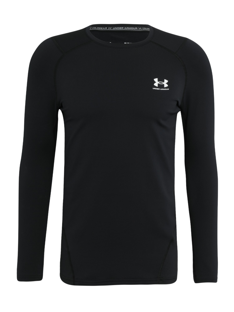 UNDER ARMOUR Tricou funcțional  negru / alb