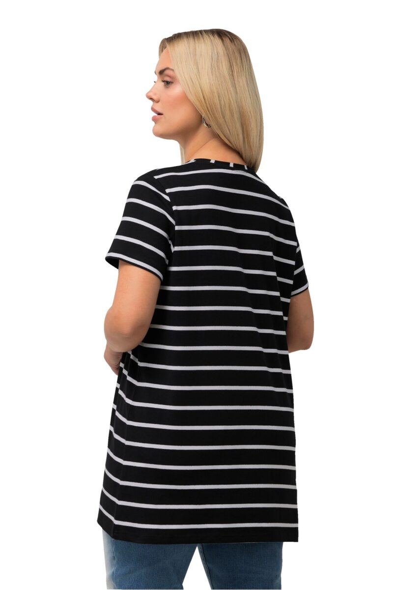 Ulla Popken Tricou  negru / alb preţ