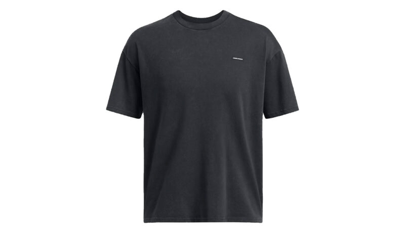 Under Armour M Icon Heavyweight Oversized Logo Wash Short Sleeve