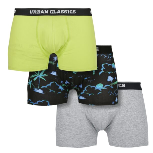 Urban Classics Boxeri  albastru / albastru noapte / galben / gri