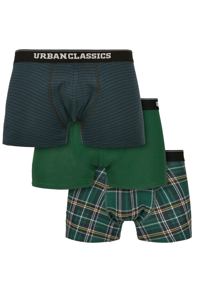 Urban Classics Boxeri  galben / gri deschis / verde închis / negru / alb