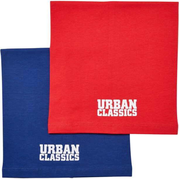 Urban Classics Fular  albastru / roșu / alb