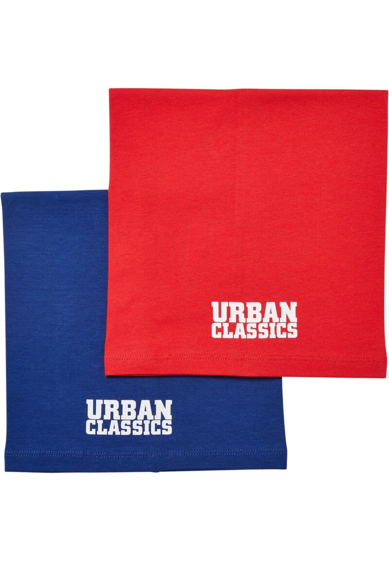 Urban Classics Fular  albastru / roșu / alb