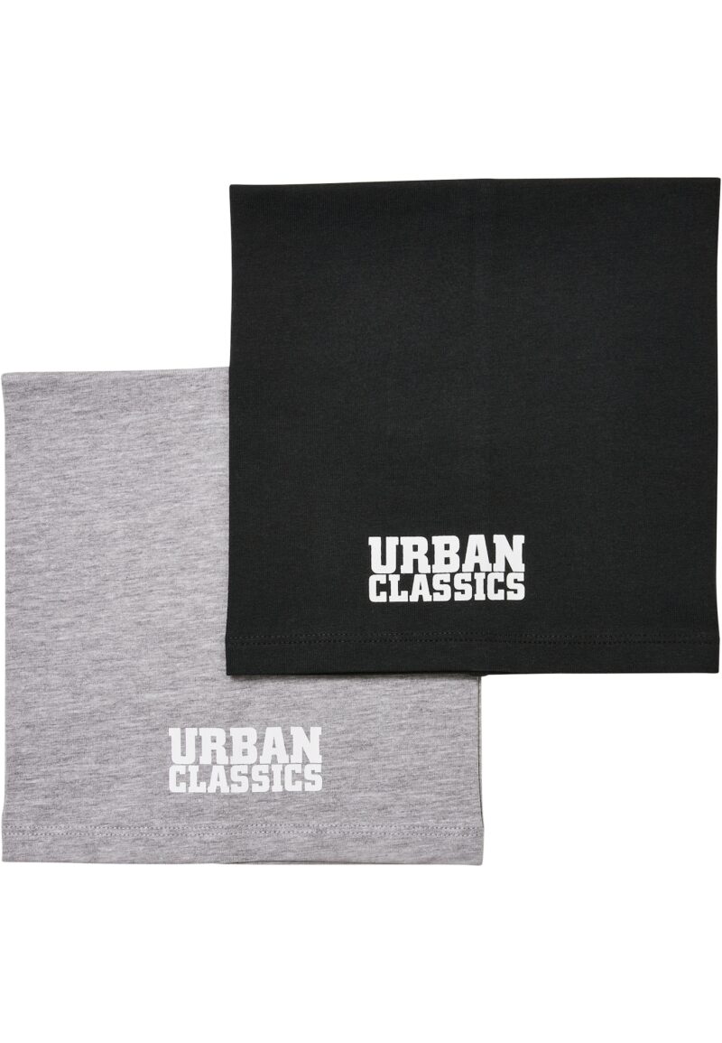 Urban Classics Fular  gri amestecat / negru / alb