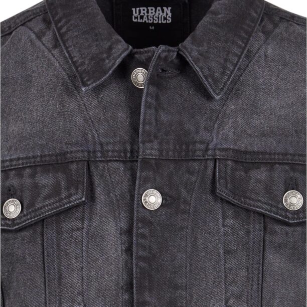 Urban Classics Geacă de primăvară-toamnă  negru denim preţ