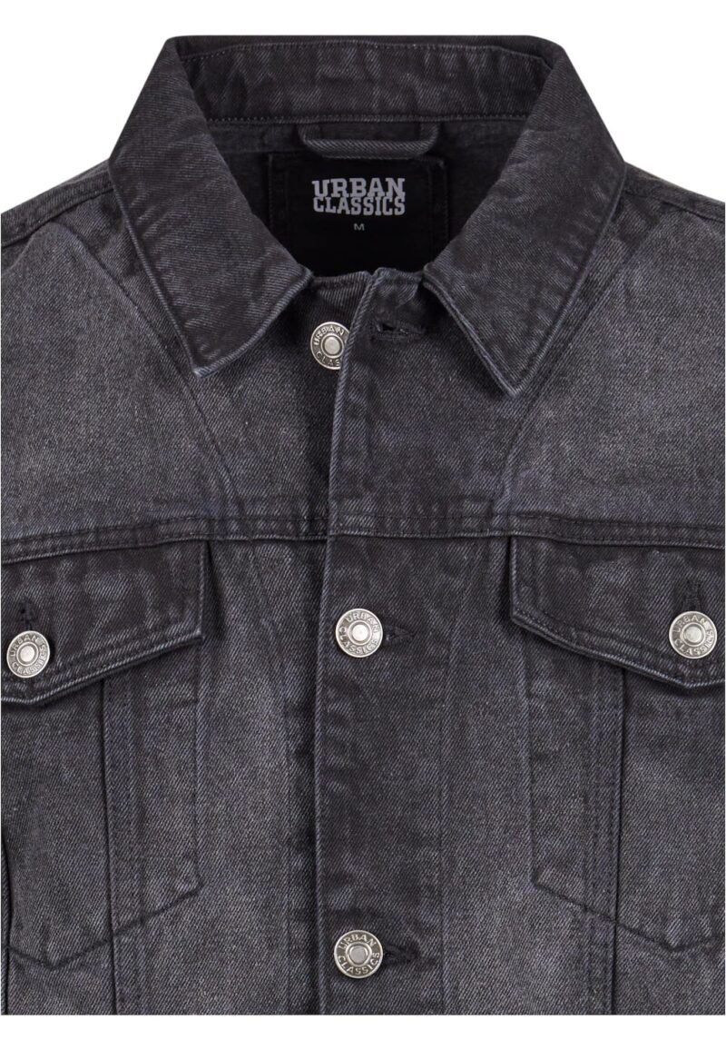 Urban Classics Geacă de primăvară-toamnă  negru denim preţ