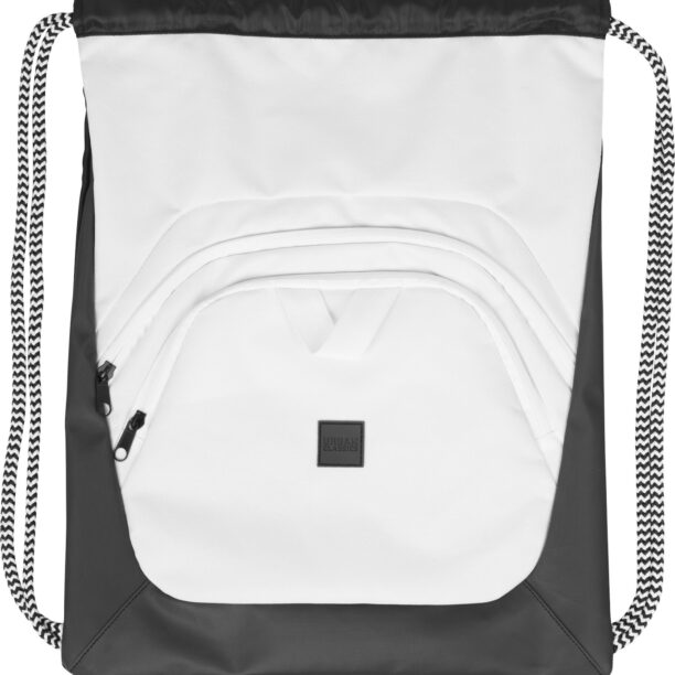 Urban Classics Ghiozdan sac  negru / alb