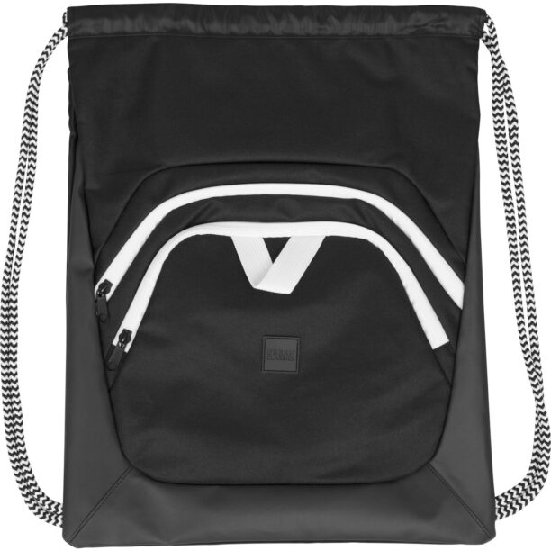 Urban Classics Ghiozdan sac  negru / alb