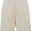 Urban Classics Pantaloni  crem / negru / alb