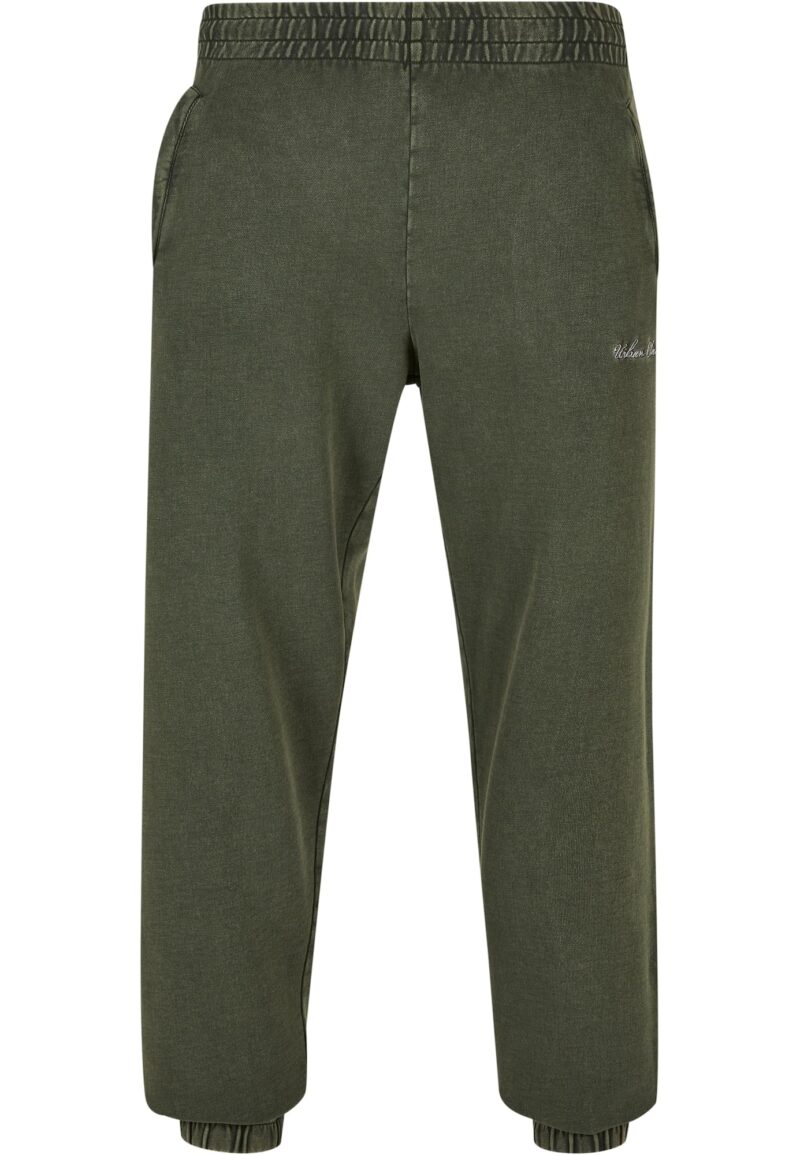 Urban Classics Pantaloni  kaki / alb