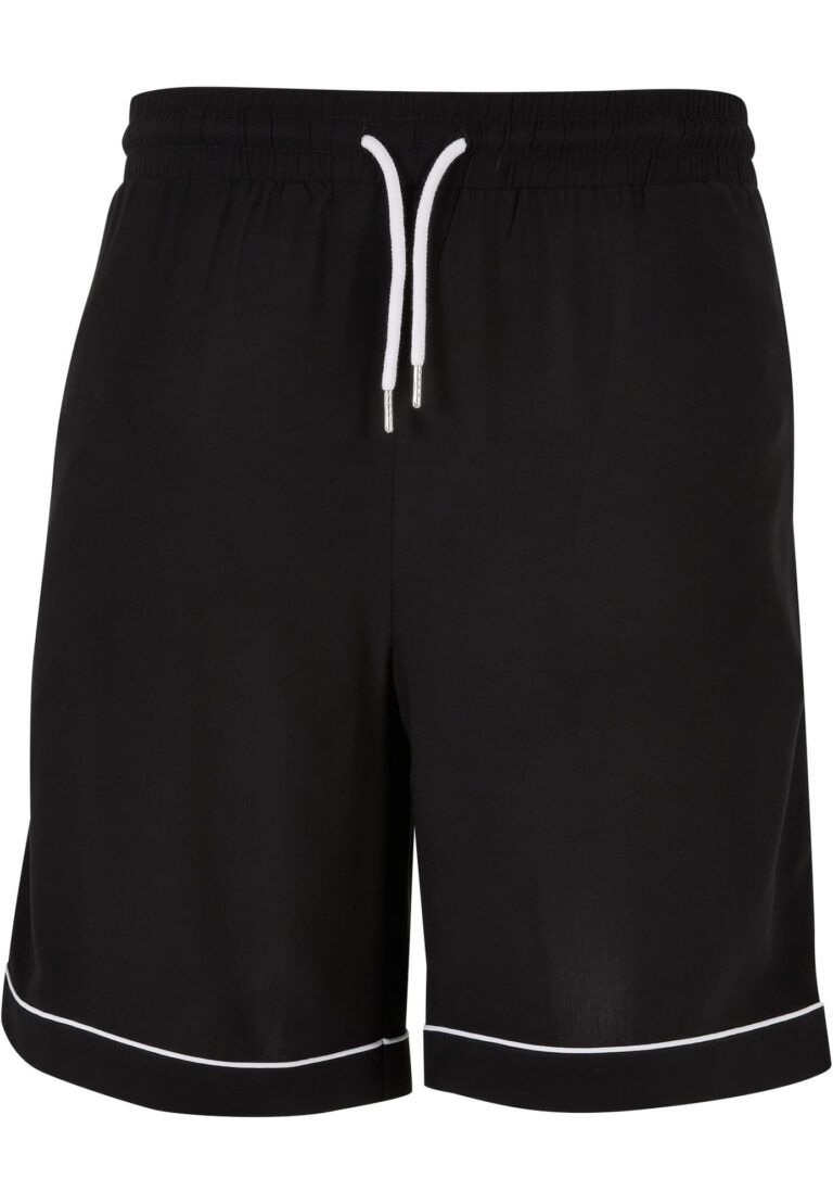 Urban Classics Pantaloni  negru / alb