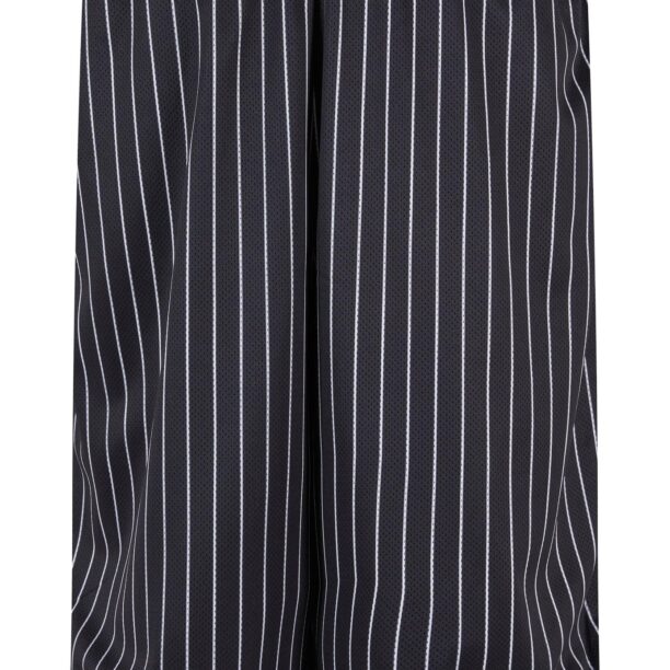 Urban Classics Pantaloni  negru / alb