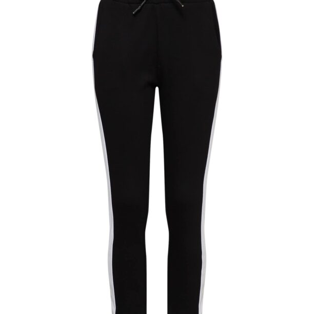 Urban Classics Pantaloni  negru / alb