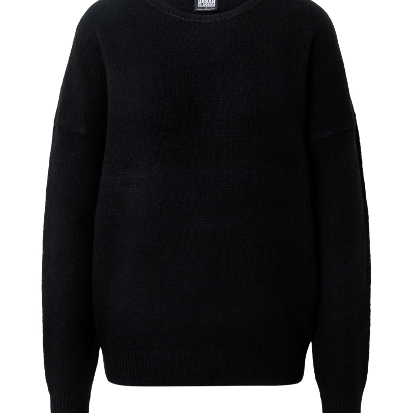 Urban Classics Pulover 'Chunky Fluffy'  negru