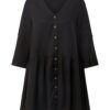 Urban Classics Rochie tip bluză  negru