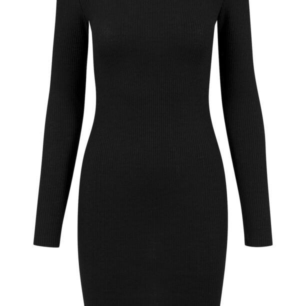 Urban Classics Rochie tricotat  negru