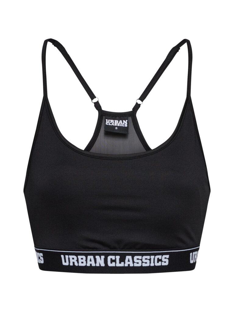 Urban Classics Sutien  negru / alb