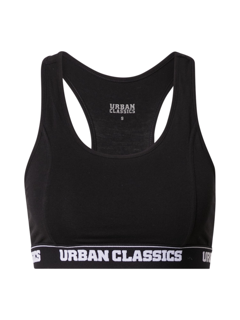 Urban Classics Sutien  negru / alb