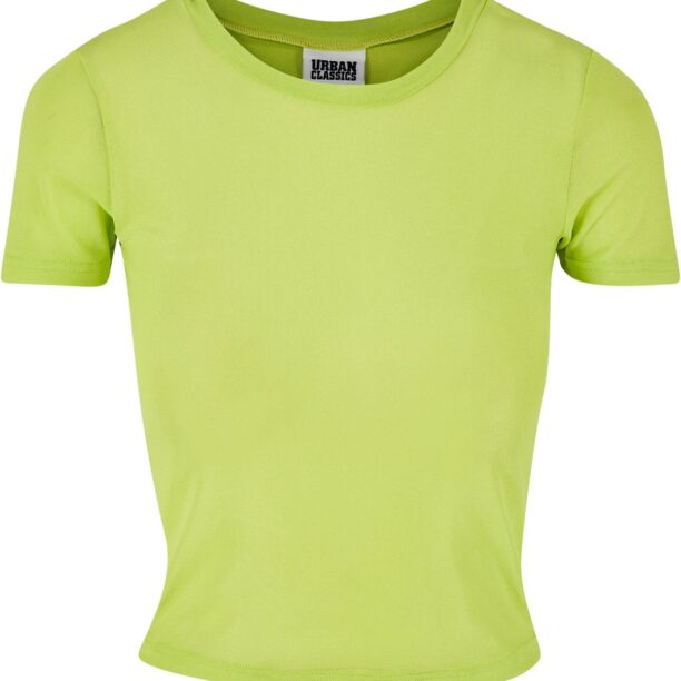 Urban Classics Tricou 'Mesh Tee'  galben citron