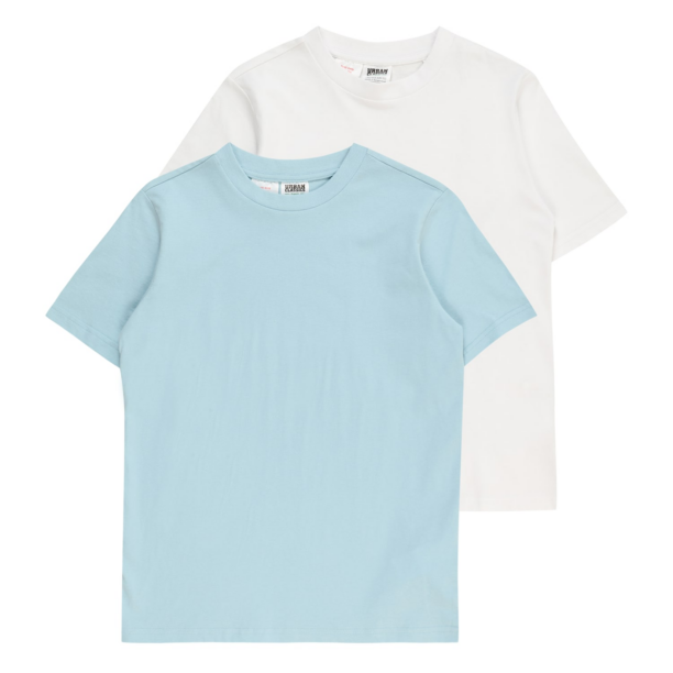 Urban Classics Tricou  albastru pastel / alb murdar