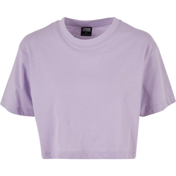 Urban Classics Tricou  galben pastel / mov prună