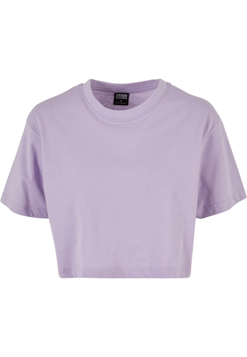 Urban Classics Tricou  galben pastel / mov prună