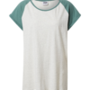 Urban Classics Tricou  gri deschis / verde smarald