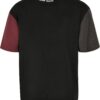 Urban Classics Tricou  gri / roșu bordeaux / negru