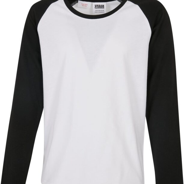 Urban Classics Tricou  negru / alb