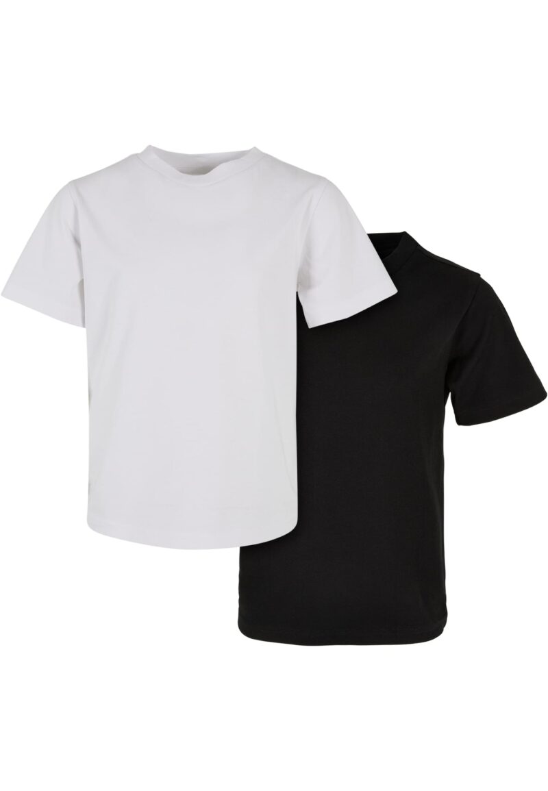 Urban Classics Tricou  negru / alb