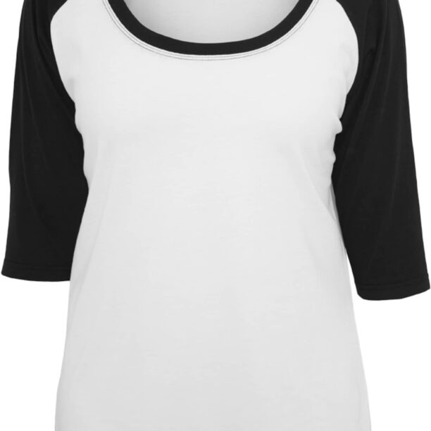 Urban Classics Tricou  negru / alb