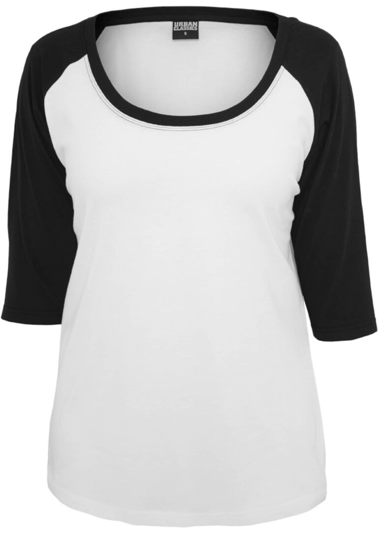 Urban Classics Tricou  negru / alb