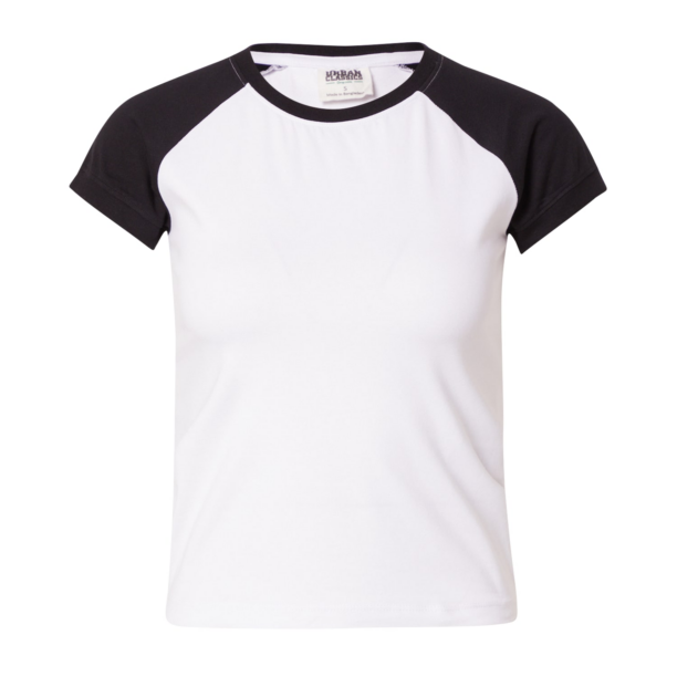 Urban Classics Tricou  negru / alb